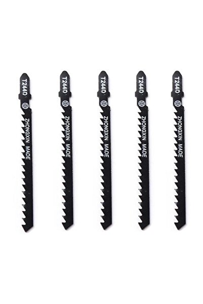 Choice 1set Newly Upgraded 5 High Carbon Steel T244D 4mm Hardwood Curve Cutting Jig Saw Blades