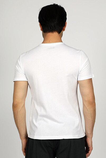 Lee Cooper Kaeith Men's 100% Cotton O-Neck T-Shirt White