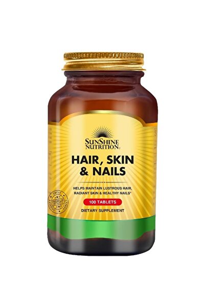 Sunshine Nutrition التغذية والشعر والبشرة والأظافر - مكمل غذائي، 100 كبسولة