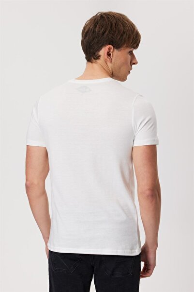 Lee Cooper Ανδρικό μπλουζάκι με λαιμόκοψη από 100% βαμβάκι, χωρίς λευκό χρώμα