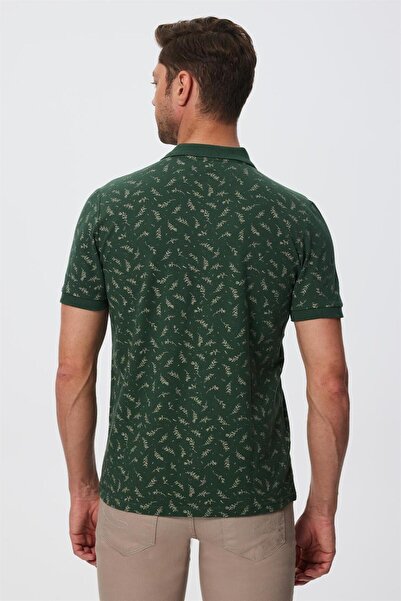 Lee Cooper Ανδρικό μπλουζάκι με λαιμόκοψη πόλο από 100% βαμβάκι Newpine Κ. Πράσινο