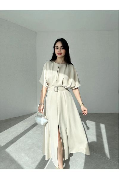 Afiş Butik Φόρεμα μίντι με πλισέ με ζώνη