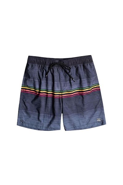 BİLLABONG Billabong All Day Htr Stripe Lb - Ανδρικό μαύρο σορτς Ebyjv00103-sth