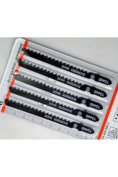 Choice 1set Newly Upgraded 5 High Carbon Steel T244D 4mm Hardwood Curve Cutting Jig Saw Blades