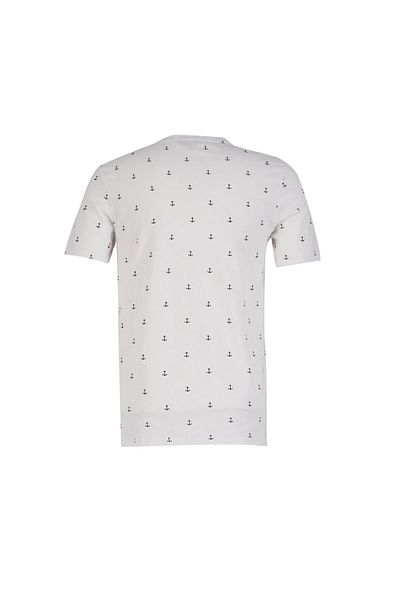Lee Cooper Ανδρικό μπλουζάκι Berry 100% βαμβακερό λαιμόκοψη λευκό