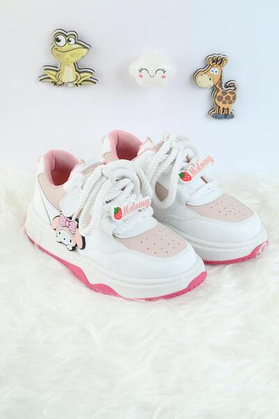 Moda Lime Unisex Çocuk Spor Ayakkabı Kuromi Spor Ayakkabı Özel Tasarım BaĞçık...