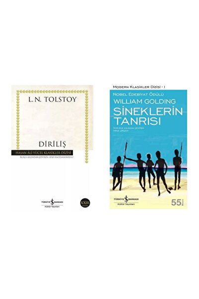 TÜRKİYE İŞ BANKASI KÜLTÜR YAYINLARI Diriliş - Lev Nikolayeviç Tolstoy - Sinek...