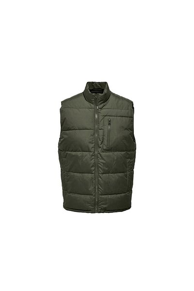 Only & Sons Vestă verde pentru bărbați Onsjake - 22024229