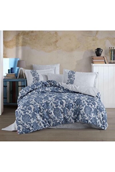 Hobby Двоспальний комплект постільної білизни Ranforce Elsa Синій