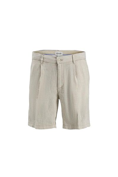 Jack & Jones Jack&Jones Men's Shorts - Linen Blend, Crockery Beige, 12252992