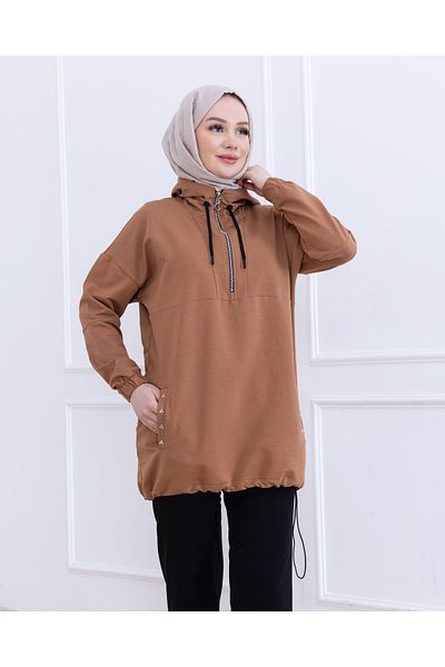 Dabenti women style Women's Hooded Bottom-Top Tracksuit Suit