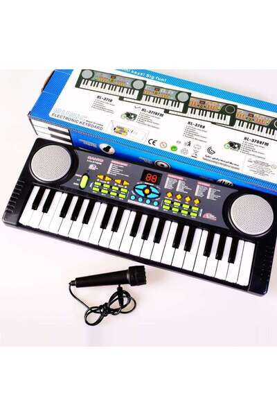 Brother Toys Oyuncak 37 Tuşlu Mikrofonlu Karaoke Org Çocuk Piyano Org Canto