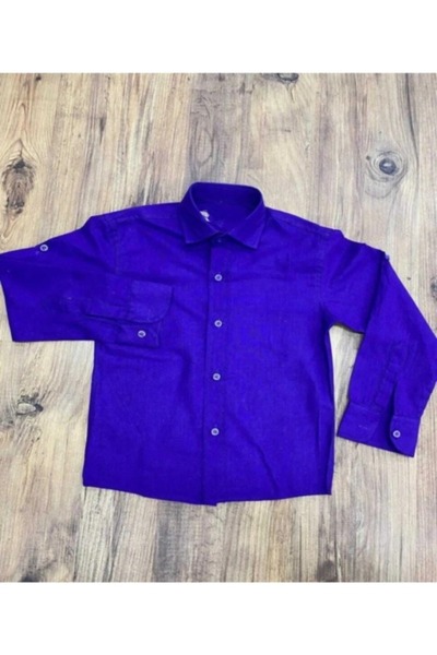 YCN TEKSTİL Момчешка риза с дълъг ръкав за шоу, 23 април