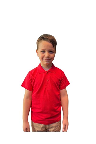 YCN TEKSTİL Unisex Παιδικό μπλουζάκι πόλο με κοντό μανίκι