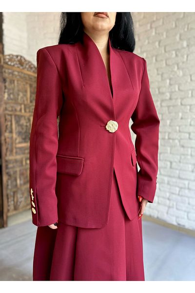 moneta boutique Jachetă de damă cu nasturi aurii