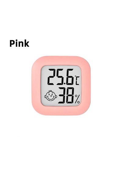 Choice Pink Mini LCD Digital Thermometer Hygrometer Indoor Outdoor Temperature Home Hygrometer Gauge Sensor