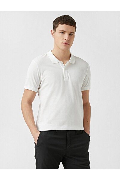 YCN TEKSTİL Βασικό μπλουζάκι με γιακά πόλο για το σχολείο και την εργασία