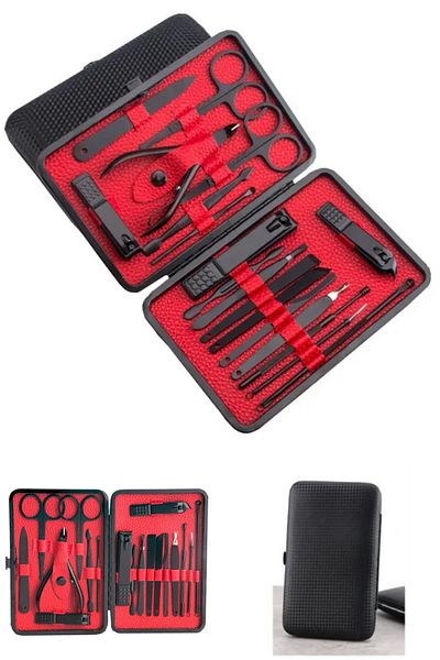 omilife 18 Piece Bag Type Manicure Pedicure Nail Care Kit