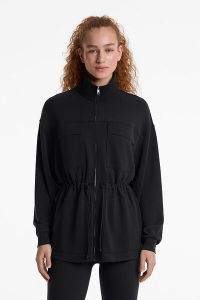 Oysho Long jacket with modal and pockets