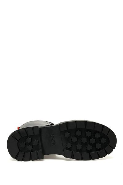 U.S. Polo Assn. Μαύρα γυναικεία μποτάκια