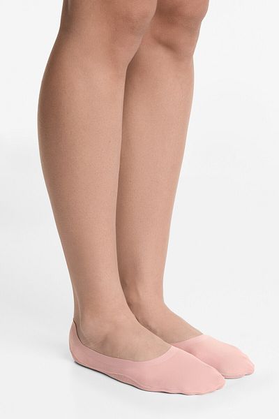 Oysho 2 pairs of medium cut invisible socks with microfibre