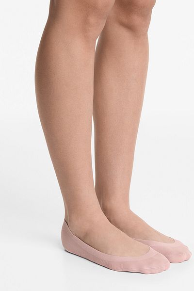 Oysho 2 pairs of low cut cotton blend invisible socks