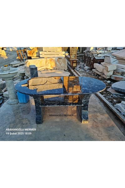 ABAHANOĞLU MERMER Mermer yemek masası, mermer salon masası, mermer masa, merm...