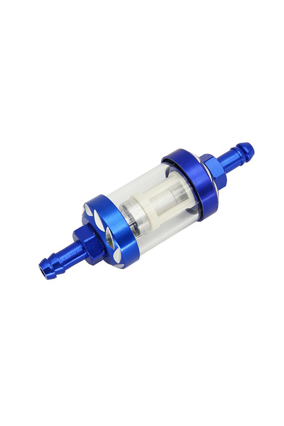 Choice3 فلتر زيت بنزين وقود غاز من سبائك الألومنيوم مقاس 8 مم أزرق من أجل درا...