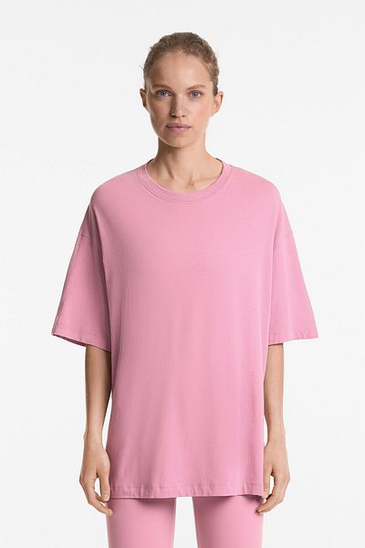 Oysho Short sleeve cotton blend T-shirt