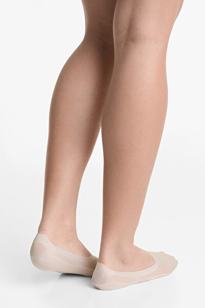 Oysho 2 pairs of medium cut invisible socks with microfibre
