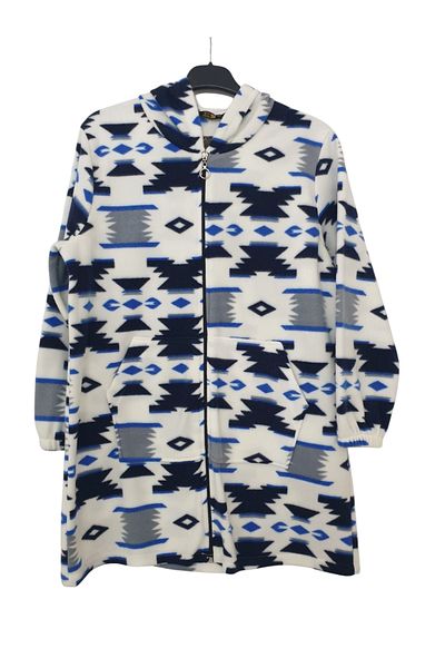 GGMM Plus Size Hooded Fleece Cardigan