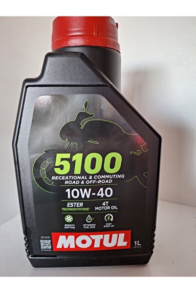 Motul 2024 Üretim 5100 10w40 4t Motosiklet Yağı - 1 Lt