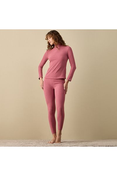 FAV Ribbed Turtleneck Top with Long Sleeves