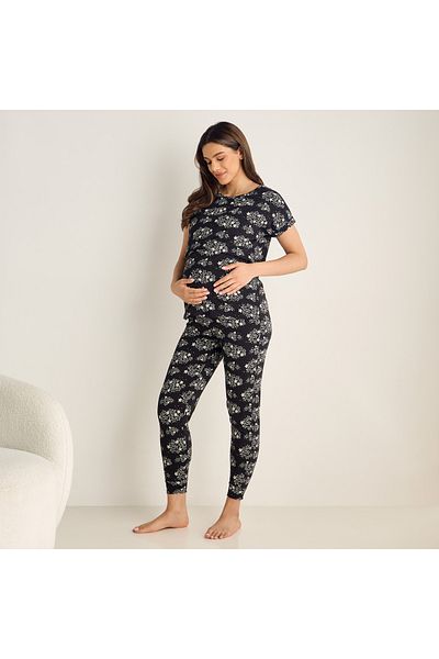 FAV All-Over Print Cotton Maternity Pyjama Set
