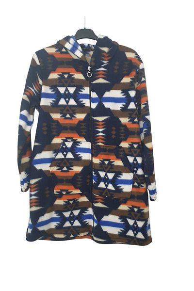 GGMM Plus Size Hooded Fleece Cardigan