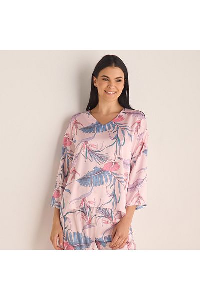 FAV Floral Print T-shirt and Pyjama Set