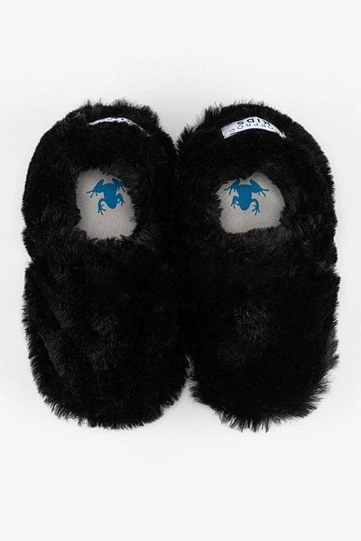 bazaar-turkey all you need Furry Furry Black Fur Barefoot Booties