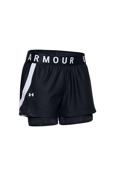 Under Armour Γυναικείο σορτς 2 σε 1 Play Up Μαύρο 1351981 -001