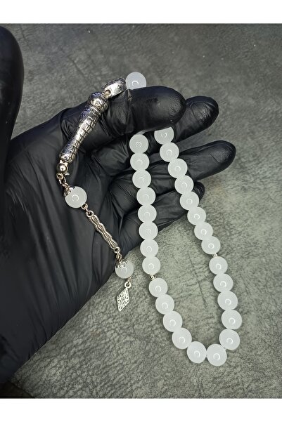 Mos Tespih Σφαίρα Γυάλινες Χάντρες Φυσικής Πέτρας Υψηλής Ποιότητας Ροζάριο