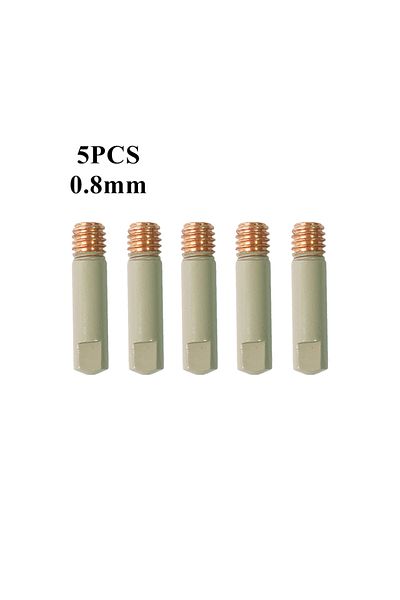 Choice 5pcs 0.8mm 2/5/10pcs Mb-15ak 14ak Welding Contact Tips Coating Protect 25mm M6 Gas Nozzle Tip 0.8/1.