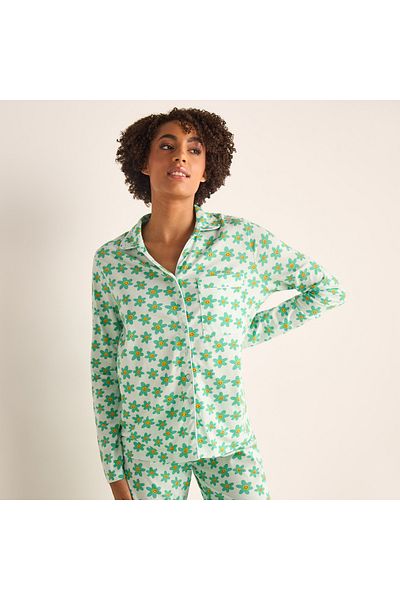 FAV Floral Print Shirt and Pyjama Set