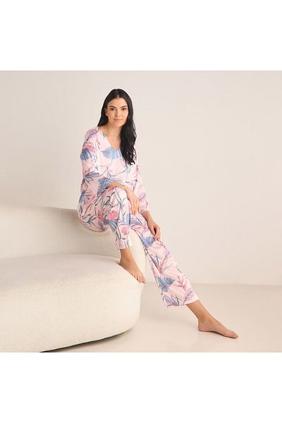 FAV Floral Print T-shirt and Pyjama Set