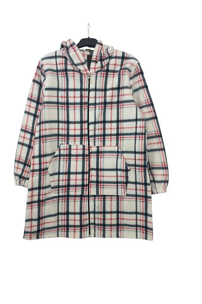 GGMM Plus Size Hooded Fleece Cardigan