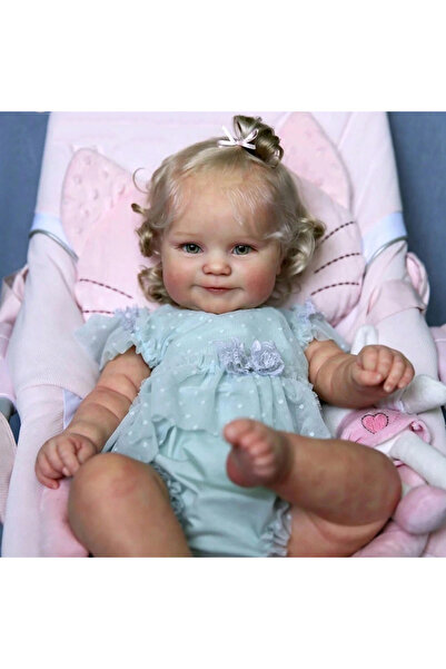 Choice دمية طفلة حديثة الولادة بحجم 20 بوصة/51 سم، جسم كامل من السيليكون، فين...