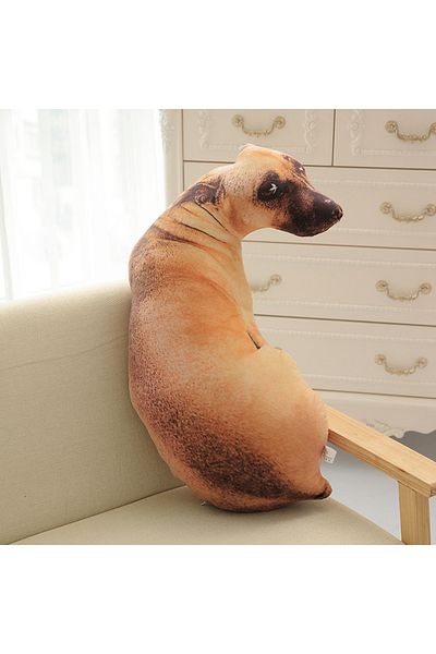 Choice 50cm Dog-A 50cm 3D Dog Simulation Plush Toys Soft Pillow Lifelike Plushies Stuffed Animal Cushion Pi