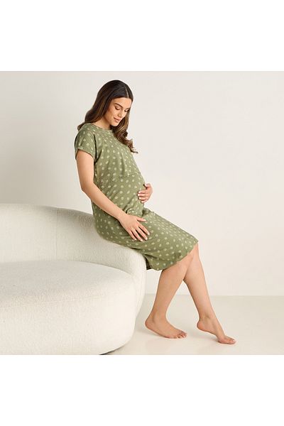 FAV All-over Print Maternity Night Dress