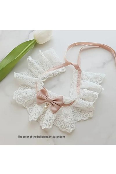 Proxy Paws Adjustable Cat and Small Dog Lace Neck Collar
