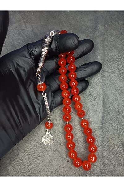 Mos Tespih Globe Glass Natural Stone High End Prayer Beads
