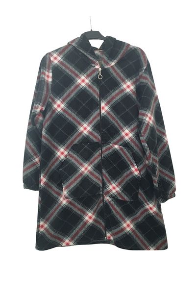GGMM Plus Size Hooded Fleece Cardigan
