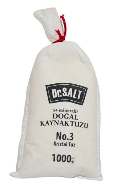 Dr.Salt 84 Mineralli Doğal Kaynak Tuzu - No.3 Kristal - 1 Kg.